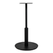Стіл Ibiza R light Lovko 70x70 Чорний метал/білий