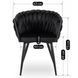 Стул бархатный MEBEL ELITE ELENA Velvet Черный
