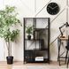 Стеллаж MEBEL ELITE TIM черный