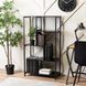 Стеллаж MEBEL ELITE TIM черный