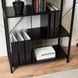 Стеллаж MEBEL ELITE TIM черный