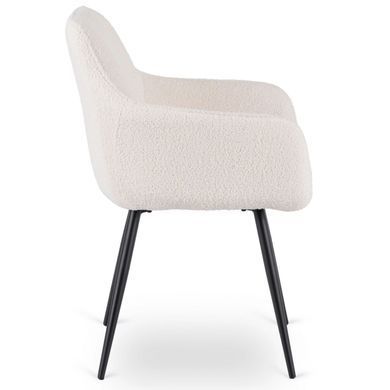 Стул MEBEL ELITE NAWARA Кремовый Букле фотография