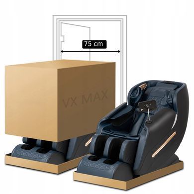 Массажное креслоMEBEL ELITE VX MAX экокожа черный фотография
