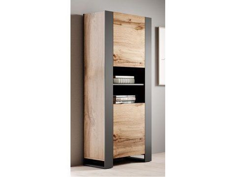 Вітрина WOOD Cama Дуб Вотан / Антрацит фотографія