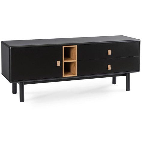ТВ Тумба MEBEL ELITE ARTI 140 Черный фотография