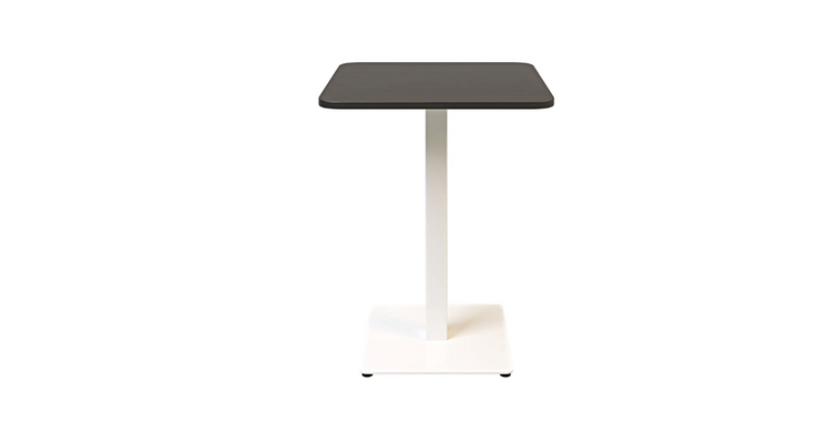 Стол TETRA LIGHT Lovko 70x70 Черный/Белый фотография