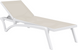 Комплект 2 шезлонга Onto Siesta Pacific + Стол Siesta Ocean Side Table - White Taupe