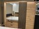 Шкаф полукупе Perfect Home Талли / Tally 4-дверный с зеркалом 4D2S/220 Дуб артизан/антрацит