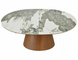 Раскладной стол MAROCCO CERAMIC Signal 160(200)X90 Белый/орех