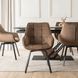 Стілець поворотний оксамитовий MEBEL ELITE LUNA Velvet Коричневий