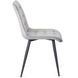 Стілець оксамитовий MEBEL ELITE GOMEZ Velvet, Сірий