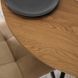 Стол MEBEL ELITE LAUREN 90X90 дуб золотой/черный