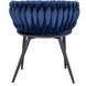 Стул бархатный MEBEL ELITE EMPOLI Velvet Темно-синий