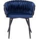 Стул бархатный MEBEL ELITE EMPOLI Velvet Темно-синий