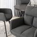 Стілець поворотний MEBEL ELITE CORTADO Velvet Темно-сірий