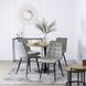 Стілець оксамитовий MEBEL ELITE GOMEZ Velvet, Сірий