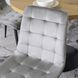 Стілець оксамитовий MEBEL ELITE GOMEZ Velvet, Сірий