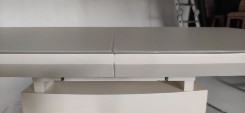 Стіл розкладний TMM-50-2 VETRO 110x70 Молочний Матовий фотографія