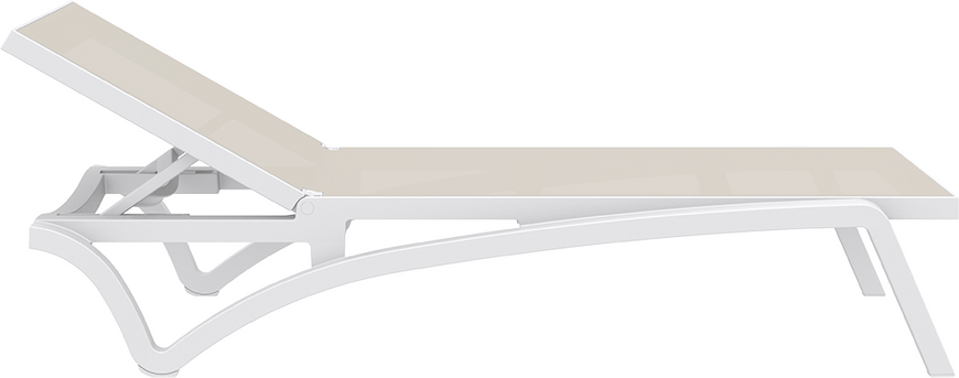 Комплект 2 шезлонга Onto Siesta Pacific + Стол Siesta Ocean Side Table - White Taupe