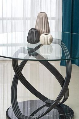 Стіл скляний OPTICO Halmar 122x122 Прозорий фотографія