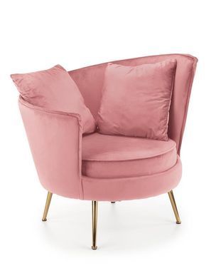 Кресло ALMOND Velvet Halmar Розовый фотография