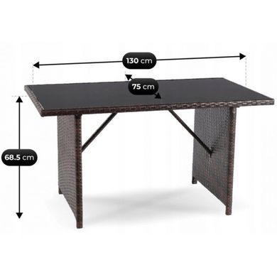 Комплект садових меблів MEBEL ELITE DALLAS Беж