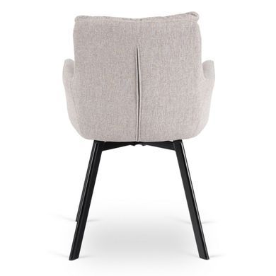 Стілець поворотний MEBEL ELITE CORTADO Velvet Сірий фотографія