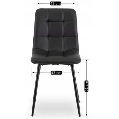 Комплект стол раскладной MEBEL ELITE HARRY 102(142)х102 см Дуб Артизан/ Черный +6 стула DALVIN черная экокожа фотография