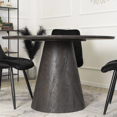 Стол круглый MEBEL ELITE EMILI 120 см Черный фотография