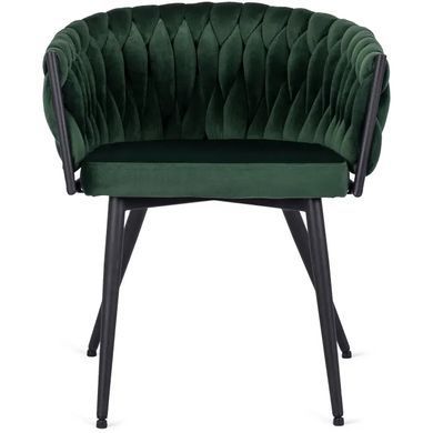 Стул бархатный MEBEL ELITE EMPOLI Velvet Зеленый фотография