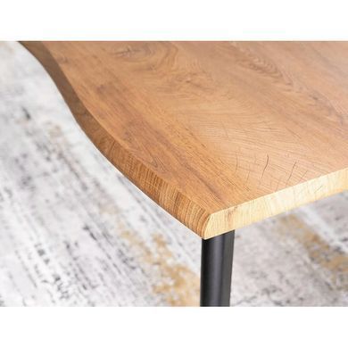 Стіл Розкладний FRESNO Signal 150(210)x90 Дуб Артизан / Чорний фотографія
