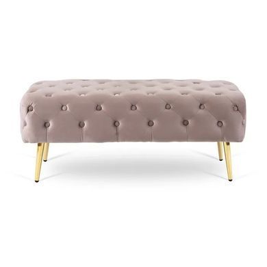 Лава бархатная MEBEL ELITE VERA Velvet Розовый фотография
