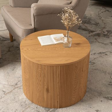 Журнальный столик CLOVER MEBEL ELITE 60x60 Дуб фотография
