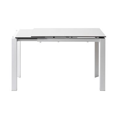 Стол Обеденный BRIGHT PURE WHITE Concepto 102/142x70 Керамика Белый фотография