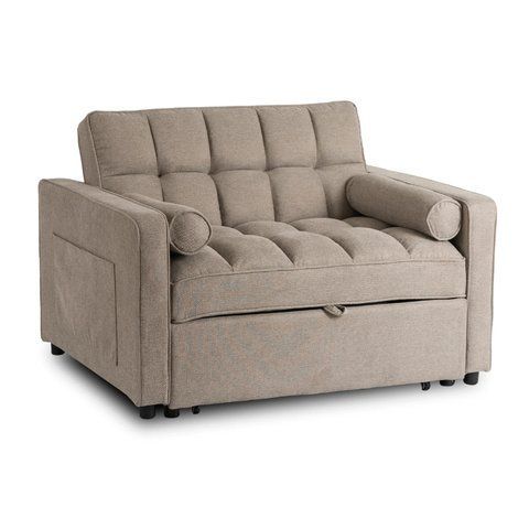 Крісло розкладне MEBEL ELITE CORRA Бежевий фотографія