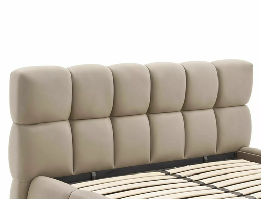 Кровать PARMA VELVET Signal 160x200 Темный Беж фотография