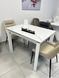 Стол Обеденный BRIGHT WHITE MARBLE Concepto 102/142x70 Керамика Белый Мрамор