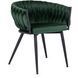 Стул бархатный MEBEL ELITE EMPOLI Velvet Зеленый фотография