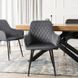 Стілець оксамитовий MEBEL ELITE BRESSO Velvet Сірий
