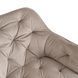 Стул офисный поворотный бархатный MEBEL ELITE KONOR Velvet Беж/золото