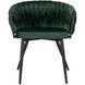 Стул бархатный MEBEL ELITE EMPOLI Velvet Зеленый
