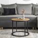 Журнальний столик LELLA MEBEL ELITE 53x53 Дуб Золотий