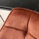 Стілець поворотний оксамитовий MEBEL ELITE LUNA Velvet Рудий