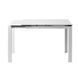 Стол Обеденный BRIGHT PURE WHITE Concepto 102/142x70 Керамика Белый
