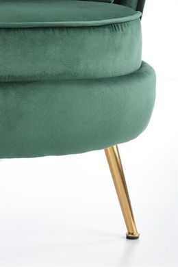 Кресло ALMOND Velvet Halmar Зеленый фотография