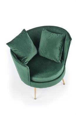 Кресло ALMOND Velvet Halmar Зеленый фотография