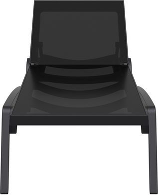 Комплект із 2 шезлонгів Onto Siesta Pacific + Стіл Siesta Ocean Side Table - Dark Grey