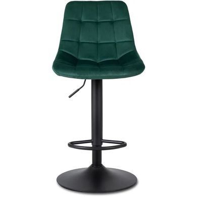 Барный стул бархатный MEBEL ELITE ARCOS 2 Velvet зеленый фотография
