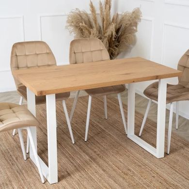Стол MEBEL ELITE ALTE 2 120х65 см Золотой дуб / Белый фотография