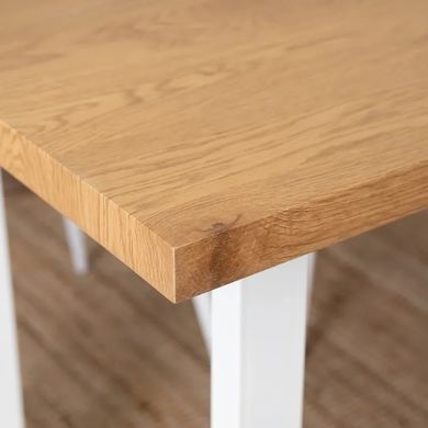Стол MEBEL ELITE ALTE 2 120х65 см Золотой дуб / Белый фотография
